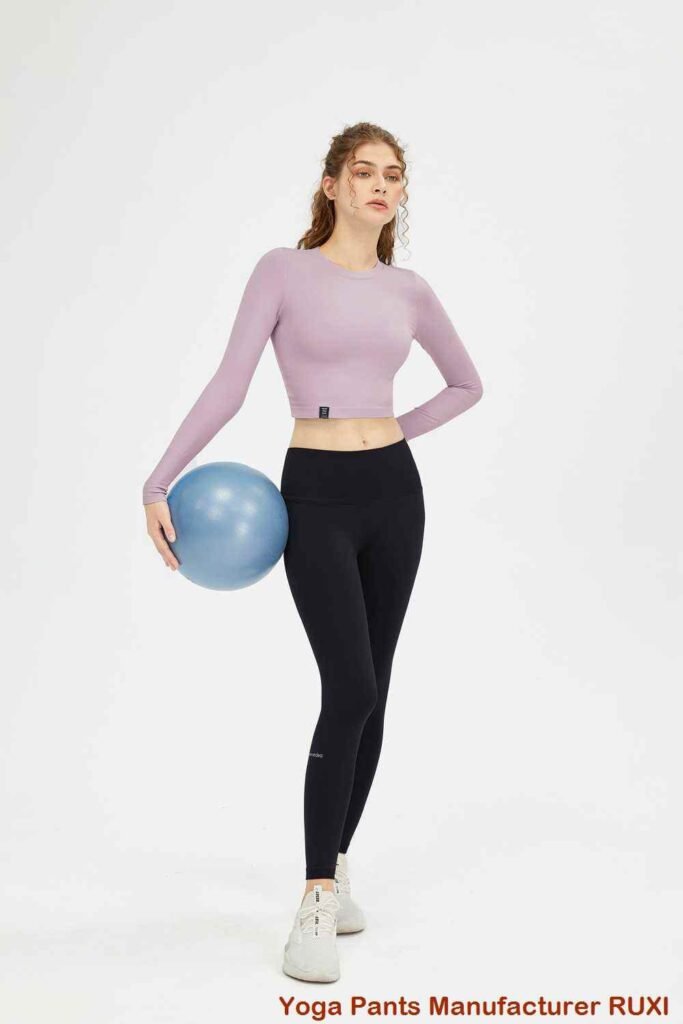 Leggings sem costura com bolsos RUXI pt113