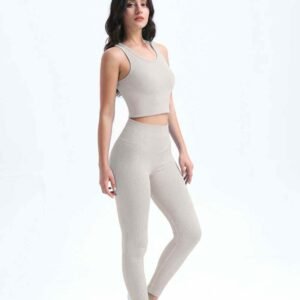 calças de yoga pretas femininas RUXI pt403