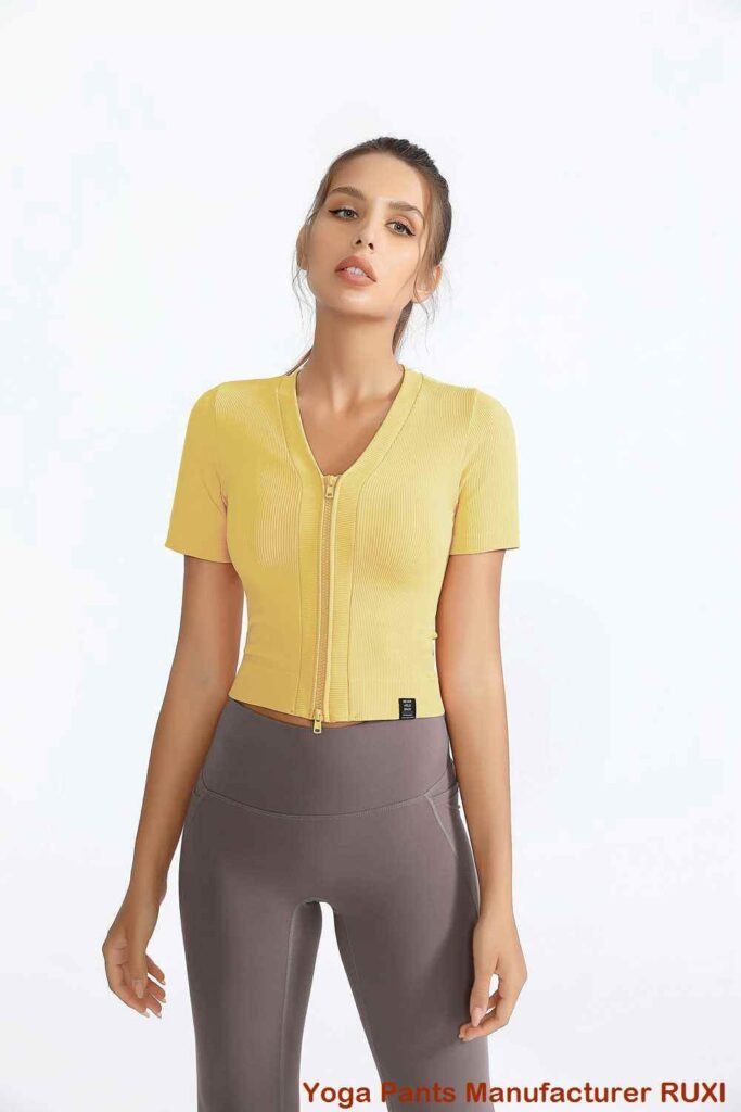 Calças de ioga cinza Comfort Fit para mulheres RUXI pt57