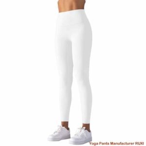 Leggings de ioga rosa confortáveis ​​e elegantes flexíveis