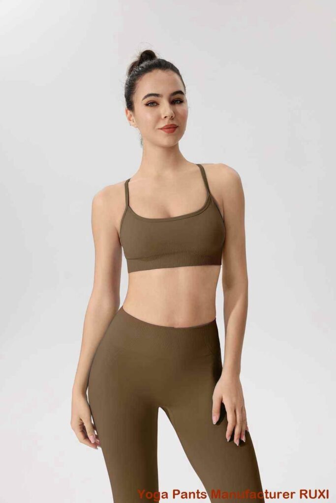 Regatas femininas para ioga elegantes e confortáveis RUXI