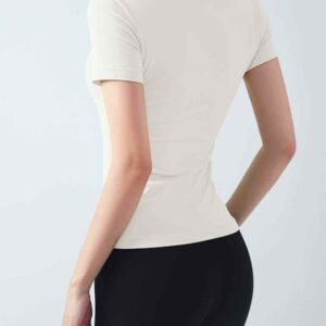 calça de yoga flare branca RUXI pt292