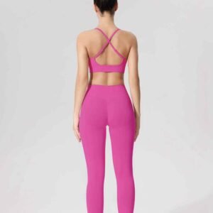 Leggings de corrida de cintura alta com bolsos RUXI pt902