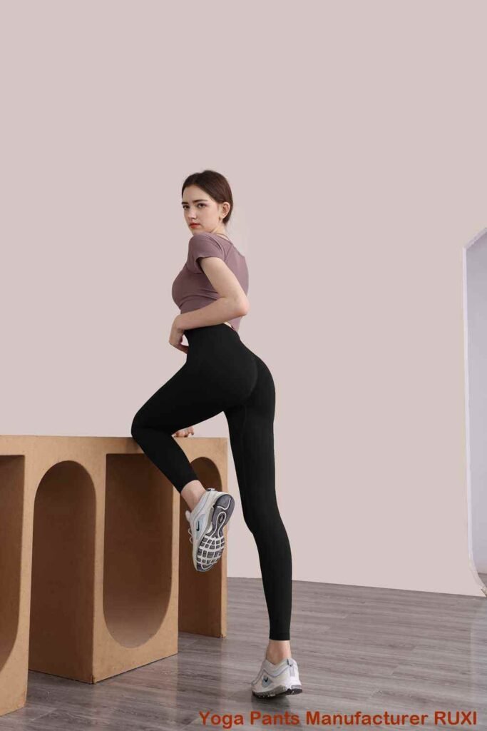 calças de treino cintura alta RUXI pt607