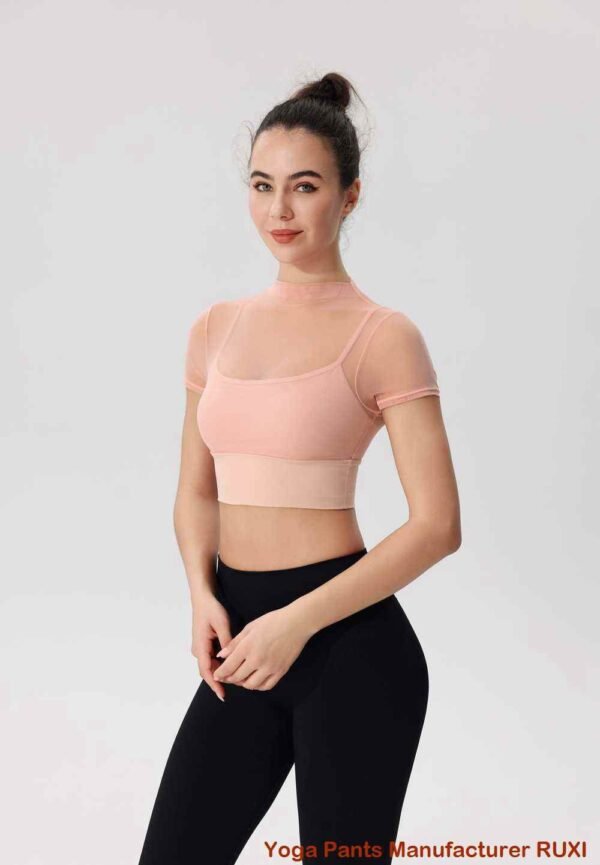 leggings de ginástica femininas sem costura RUXI pt839