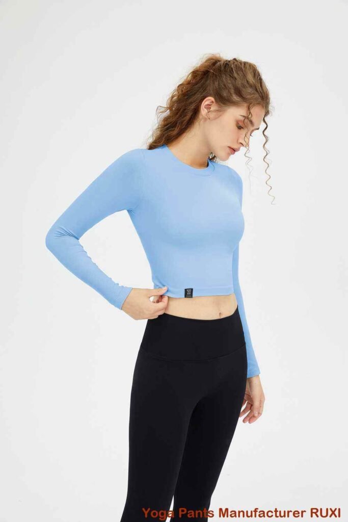 Tops de ioga sexy e elegantes e confortáveis RUXI pt798