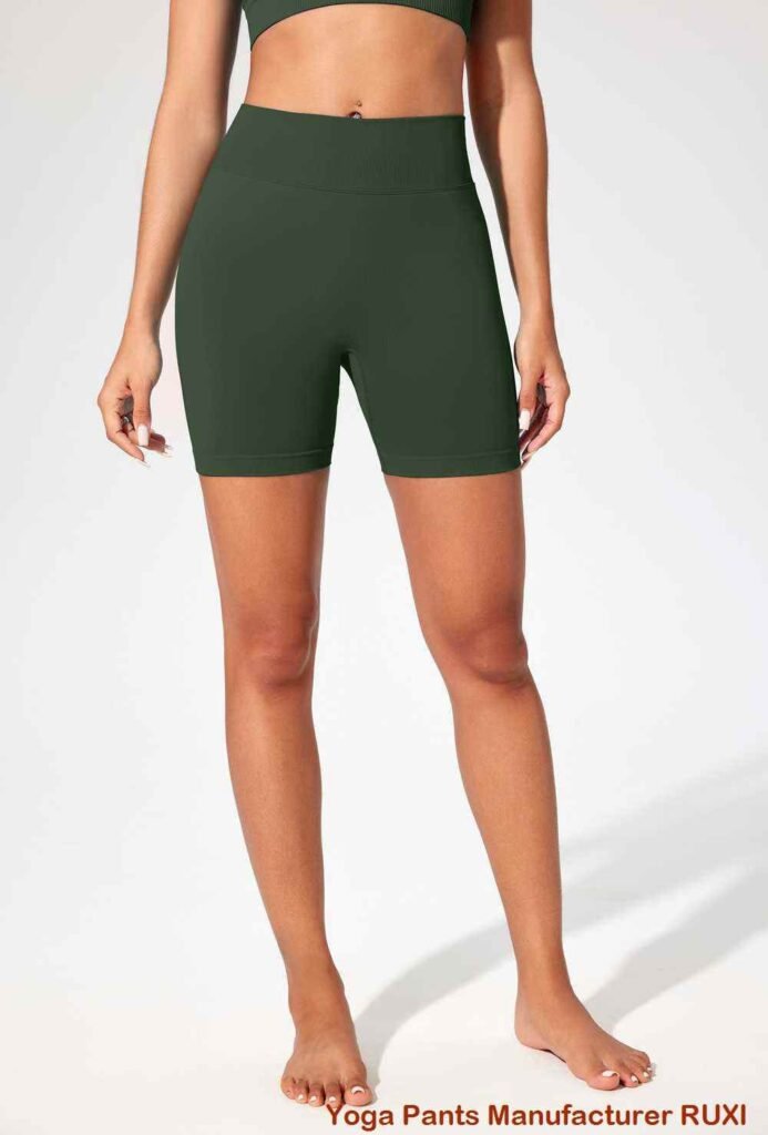 Leggings de ioga de cintura alta com perna larga RUXI