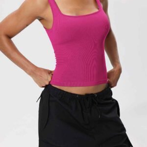 Calças de Yoga Pretas com Bolsos RUXI pt277