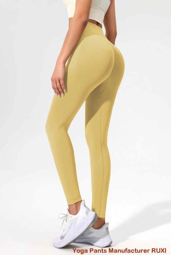 Calça de ioga cinza flare elegante e confortável RUXI