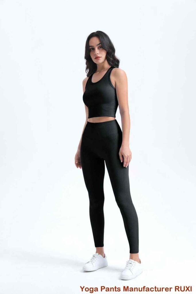 Calça Capri Yoga Confortável e Elegante Fitness Wear RUXI