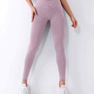Leggings de algodão de cintura alta com bolsos RUXI pt864