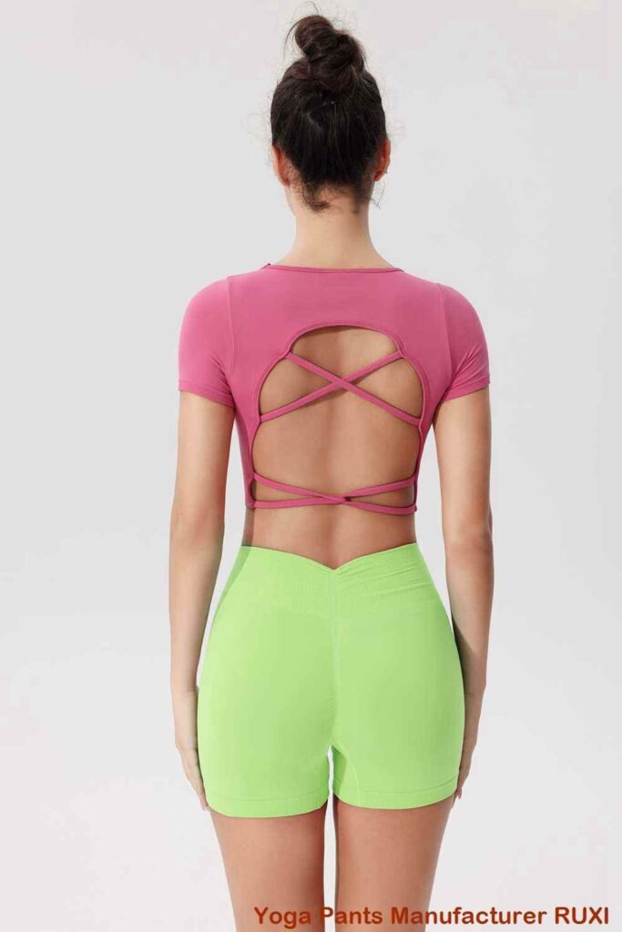 shorts de corrida florais RUXI pt2756