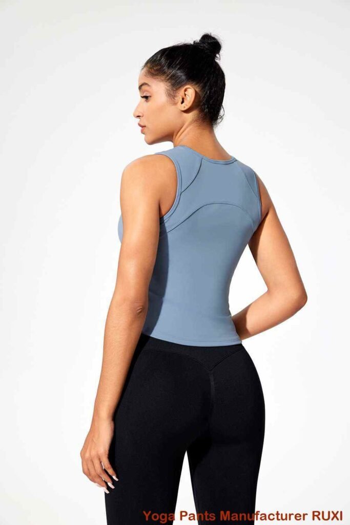 Leggings de treino feminino de cintura alta RUXI pt518