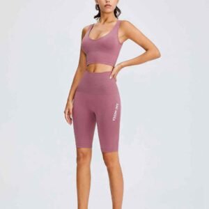 leggings de treino da marinha RUXI pt373