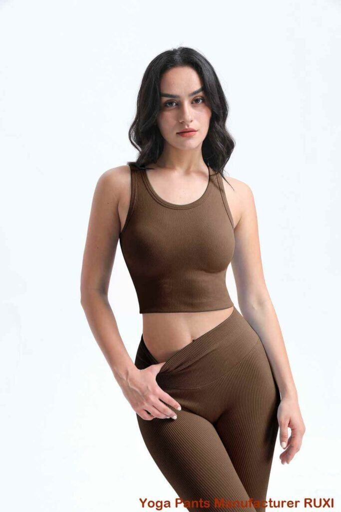 Melhor desempenho de estilo confortável de tops de ioga
